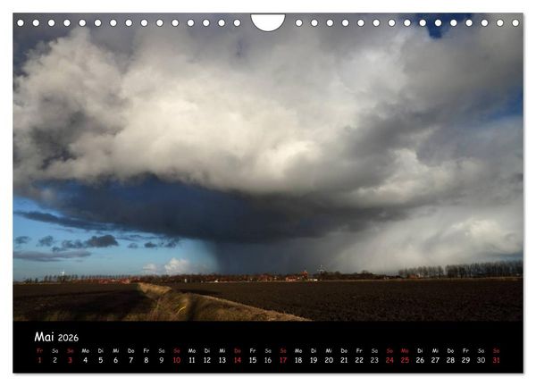 Produktbild: Ostfriesland - Land und Wetter (Wandkalender 2026 DIN A4 quer), CALVENDO Monatskalender