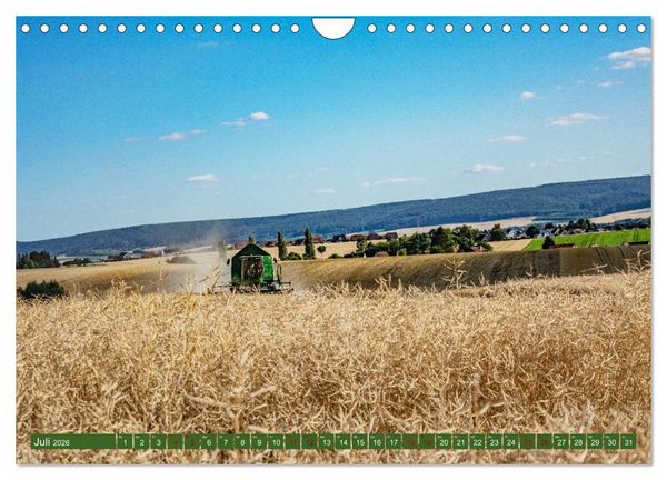 Produktbild: Landwirtschaft - Giganten im Kornfeld (Wandkalender 2026 DIN A4 quer), CALVENDO Monatskalender