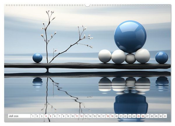 Produktbild: Einklang und Harmonie (Wandkalender 2026 DIN A2 quer), CALVENDO Monatskalender