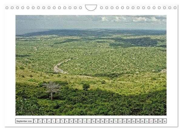 Produktbild: Karibu - Landschaften in Kenia (Wandkalender 2026 DIN A4 quer), CALVENDO Monatskalender