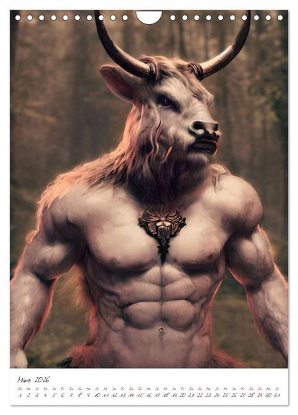 Produktbild: Dark Fantasy Art - Helden und Monster (Wandkalender 2026 DIN A4 hoch), CALVENDO Monatskalender