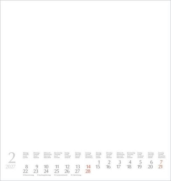 Produktbild: Foto-Malen-Basteln Bastelkalender wei&szlig; gro&szlig; 2027