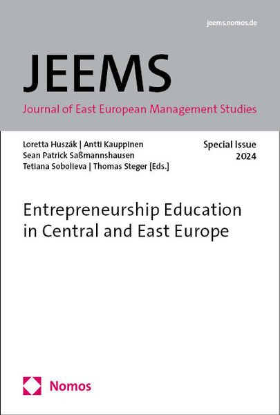 Produktbild: Entrepreneurship Education in Central and East Europe
