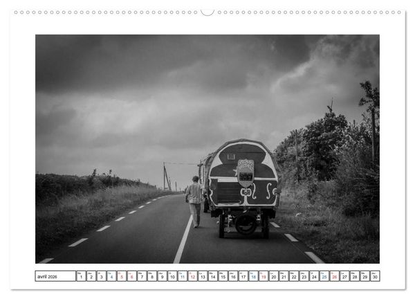 Produktbild: Sur la route avec le Cirque Bidon (Calendrier mural 2026 DIN A2 vertical) calendrier de bureau