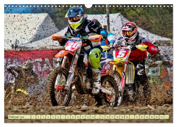 Produktbild: Motocross - so cool (Wandkalender 2026 DIN A3 quer), CALVENDO Monatskalender