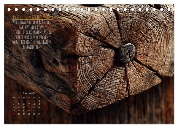 Produktbild: Nicht 08/15 - Deutsche Redewendungen und ihre Herkunft (Tischkalender 2026 DIN A5 quer), CALVENDO Monatskalender