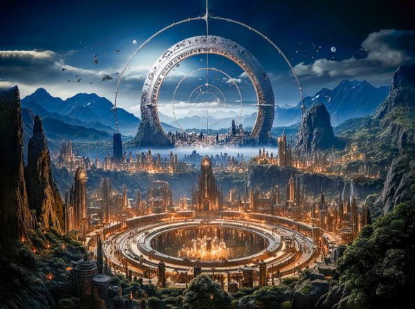 Produktbild: CALVENDO Puzzle St&auml;dte, die auf fernen Planeten gedeihen | 2000 Teile Lege-Gr&ouml;&szlig;e 90x67cm Foto-Puzzle f&uuml;r gl&uuml;ckliche Stunden