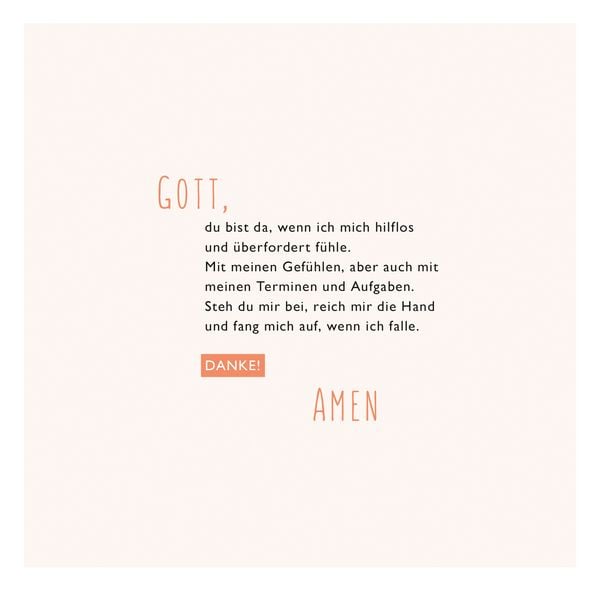 Produktbild: Nimm dir Zeit f&uuml;r dich und mich. Gott