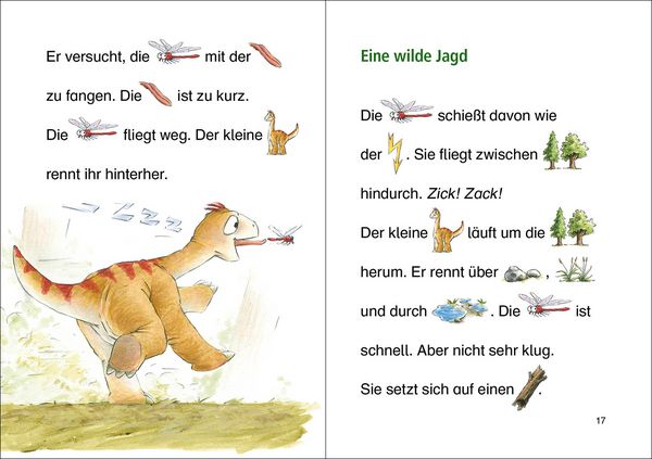 Produktbild: Lesenlernen in 3 Schritten - Die sch&ouml;nsten Dinogeschichten