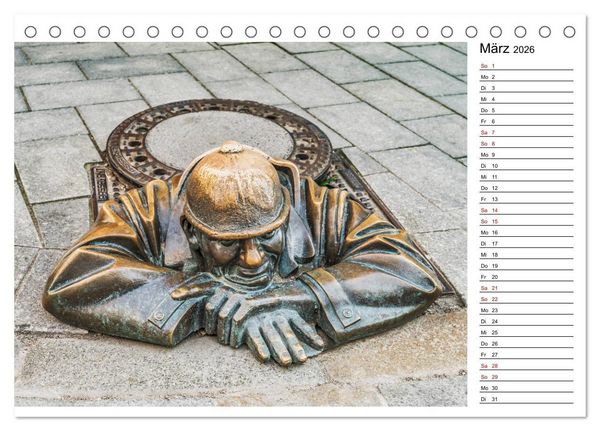 Produktbild: Ein Wochenende in Bratislava (Tischkalender 2026 DIN A5 quer), CALVENDO Monatskalender