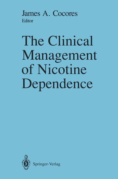 Produktbild: The Clinical Management of Nicotine Dependence