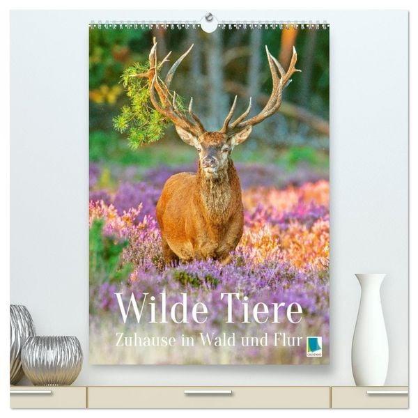 Produktbild: Wilde Tiere: Zuhause in Wald und Flur (hochwertiger Premium Wandkalender 2026 DIN A2 hoch), Kunstdruck in Hochglanz