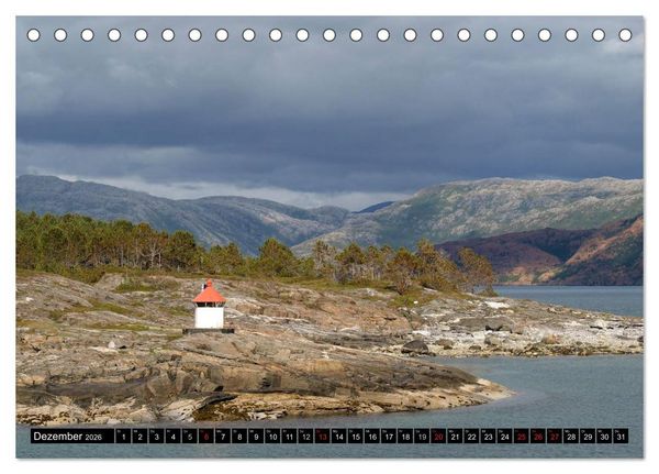 Produktbild: Schweden + Norwegen (Tischkalender 2026 DIN A5 quer), CALVENDO Monatskalender