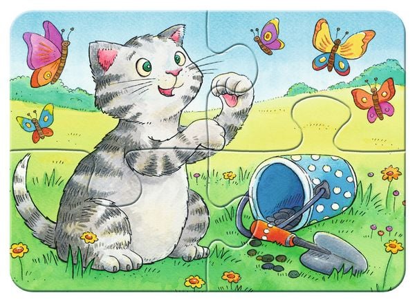 Produktbild: Puzzle Ravensburger Niedliche Haustiere 2-8 Teile