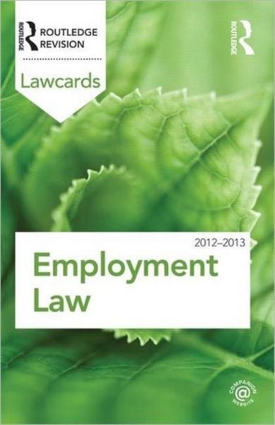 Produktbild: Employment Lawcards 2012-2013