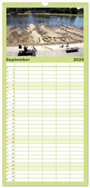 Produktbild: Familienplaner 2026 - Mein Magdeburg 2026 mit 5 Spalten (Wandkalender, 21 x 45 cm) CALVENDO
