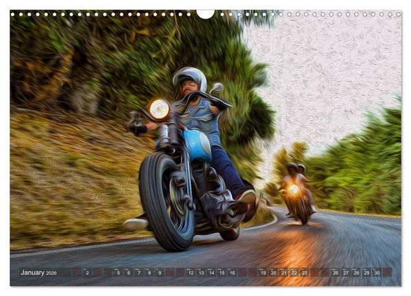 Produktbild: Images of Harley Davidson (Wall Calendar 2026 DIN A3 landscape), CALVENDO 12 Month Wall Calendar