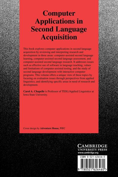 Produktbild: Computer Applications in Second Language Acquisition