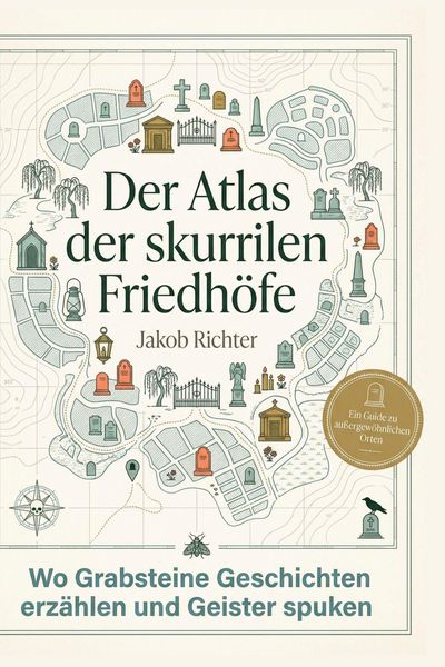 Produktbild: Der Atlas der skurrilen Friedh&ouml;fe