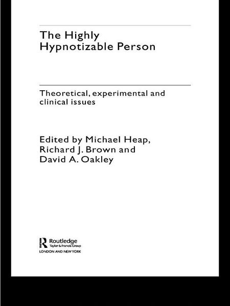 Produktbild: The Highly Hypnotizable Person