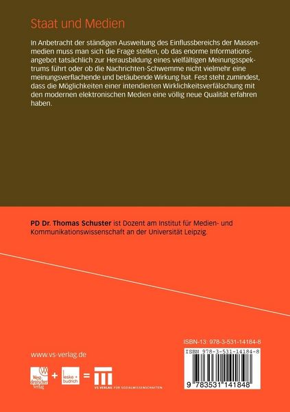 Produktbild: Staat und Medien
