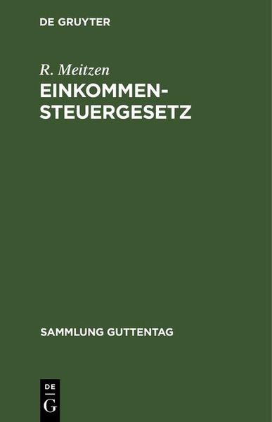 Produktbild: Einkommensteuergesetz