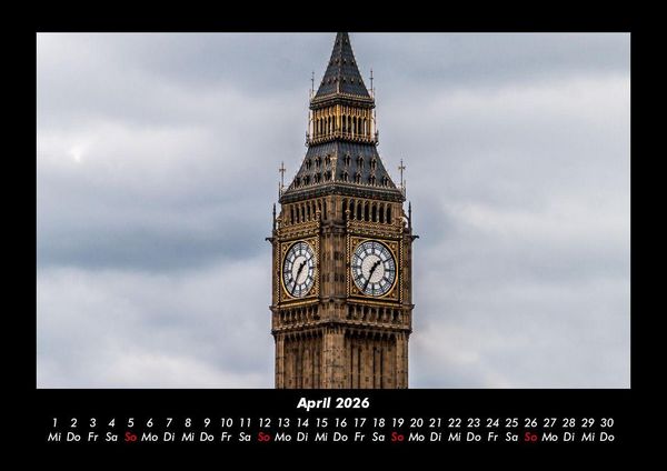 Produktbild: London 2026 Fotokalender DIN A3