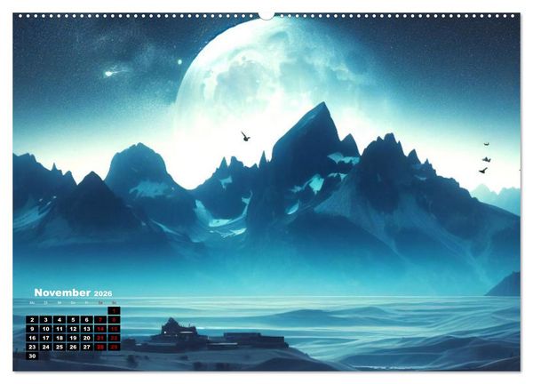 Produktbild: Pr&auml;rie Welten - Ein Kalender, der die Seele der Pr&auml;rie einf&auml;ngt. (hochwertiger Premium Wandkalender 2026 DIN A2 quer), Kunstdruck in Hochglanz