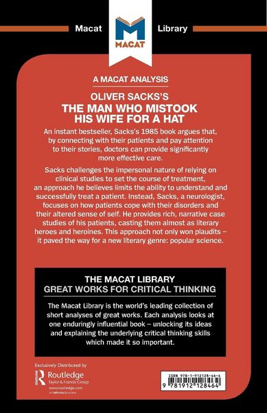 Produktbild: An Analysis of Oliver Sacks's The Man Who Mistook His Wife for a Hat and Other Clinical Tales