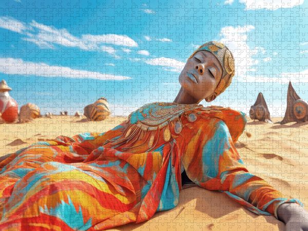 Produktbild: CALVENDO Puzzle Surrealismus trifft auf die W&uuml;ste | 2000 Teile Lege-Gr&ouml;&szlig;e 90x67cm Foto-Puzzle f&uuml;r gl&uuml;ckliche Stunden