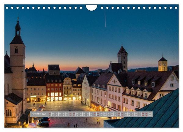 Produktbild: Regensburg Mittelalterliche Stadt mit Flair an der Donau (Wandkalender 2026 DIN A4 quer), CALVENDO Monatskalender