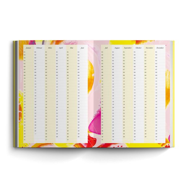 Produktbild: Terminplaner 2024/2025: Der ideale Terminkalender ohne Datum mit stabilem Hardcover. Organizer, Buchplaner aus der Art.Collection von Stay Inspired