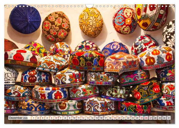 Produktbild: Usbekistan Mythos Seidenstra&szlig;e hautnah (Wandkalender 2026 DIN A3 quer), CALVENDO Monatskalender