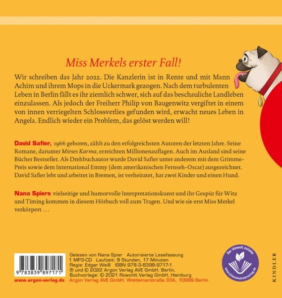 Produktbild: Miss Merkel: Mord in der Uckermark