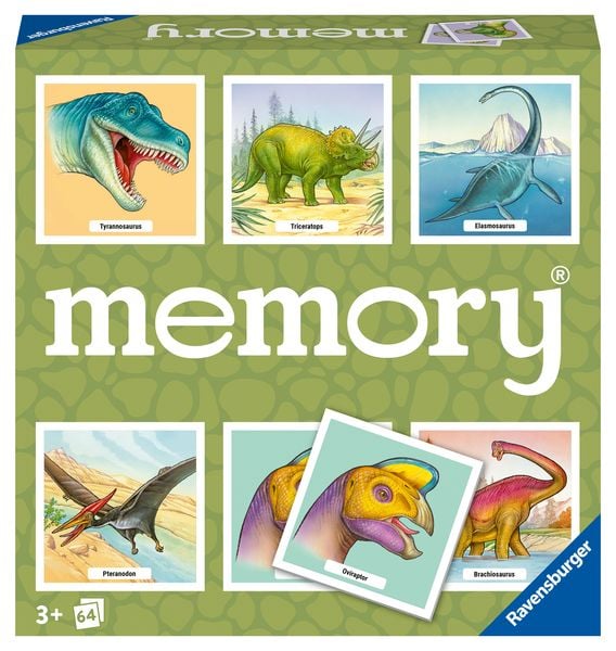 Produktbild: memory&reg; Dinosaurier - Kinderspiel ab 3 Jahre