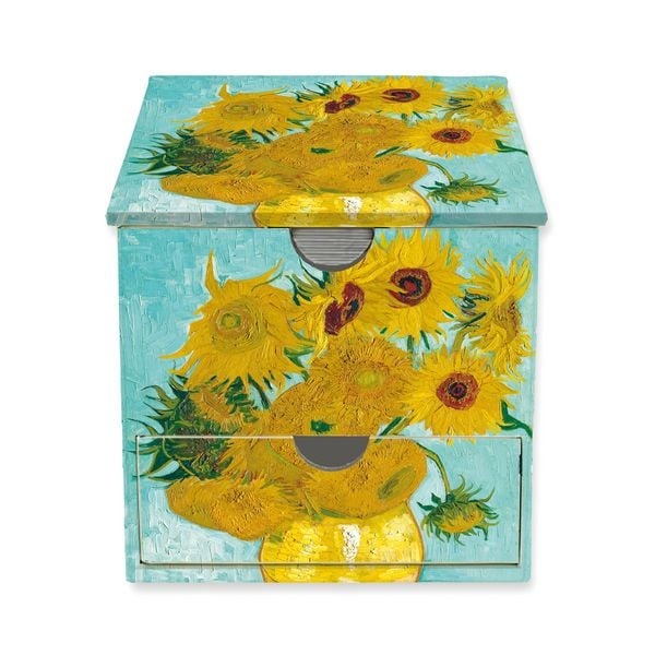 Memo Cube: Vincent van Gogh, Sonnenblumen, Sonstige von Flame Tree Publishing, Brown Trout-Auslieferer Flechsig, 978-1-83562-916-1