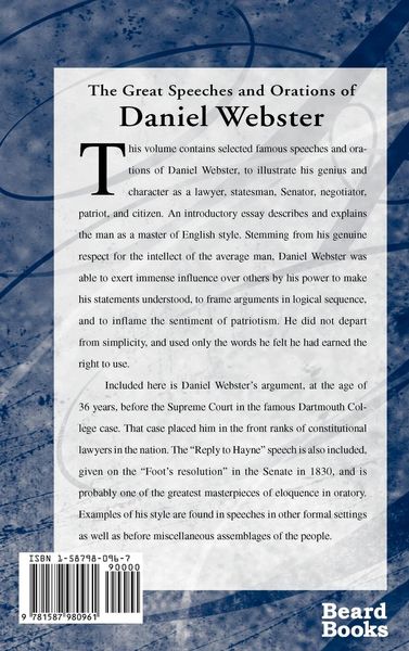 Produktbild: The Great Speeches and Orations of Daniel Webster