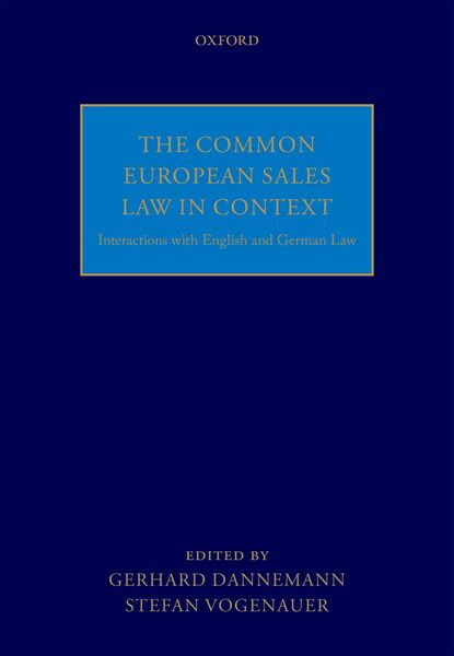 Produktbild: The Common European Sales Law in Context