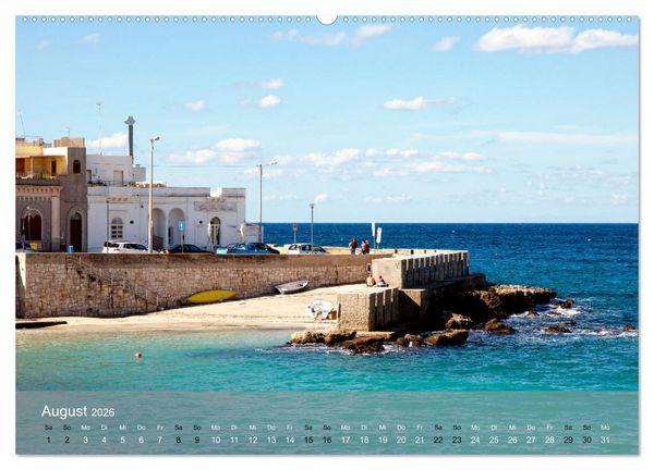 Produktbild: Der K&uuml;ste entlang im Salento (Wandkalender 2026 DIN A2 quer), CALVENDO Monatskalender