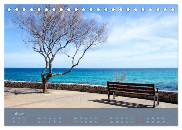 Produktbild: Tag am Meer (Tischkalender 2026 DIN A5 quer), CALVENDO Monatskalender