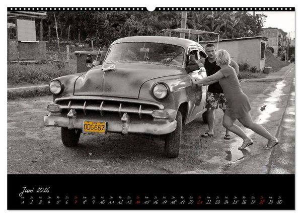 Produktbild: Kuba und die Oldtimer (Wandkalender 2026 DIN A2 quer), CALVENDO Monatskalender