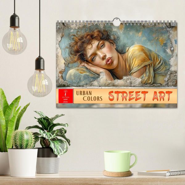 Produktbild: Street Art - Urban Colors (Wandkalender 2026 DIN A4 quer), CALVENDO Monatskalender
