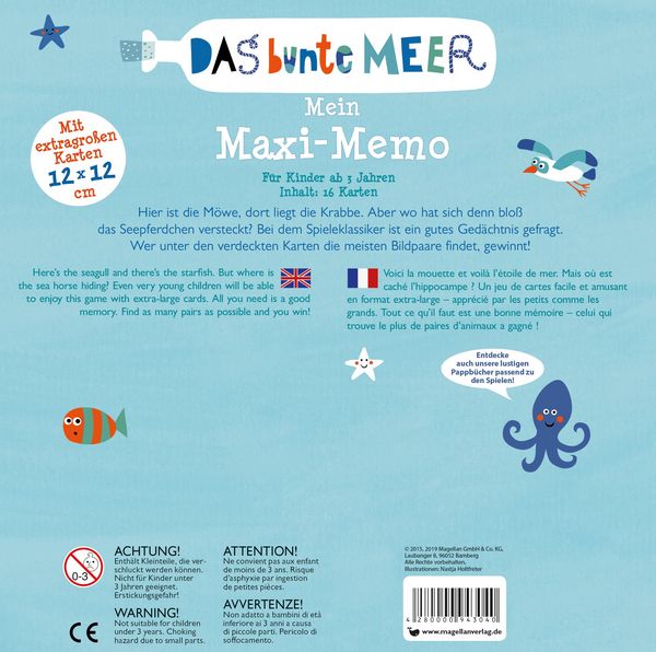 Produktbild: Das bunte Meer - Mein Maxi-Memo