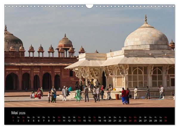 Produktbild: Indien, vom Taj Mahal zur W&uuml;ste Thar (Wandkalender 2026 DIN A3 quer), CALVENDO Monatskalender