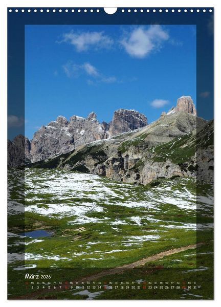 Produktbild: Bergwelten Wandkalender (Wandkalender 2026 DIN A3 hoch), CALVENDO Monatskalender