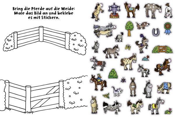 Produktbild: 555 Sticker Pferde