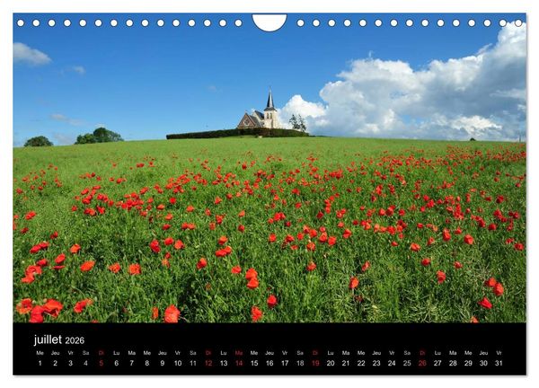 Produktbild: Picardie &eacute;motion (Calendrier mural 2026 DIN A4 vertical), CALVENDO calendrier mensuel