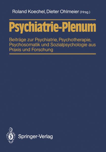 Produktbild: Psychiatrie-Plenum
