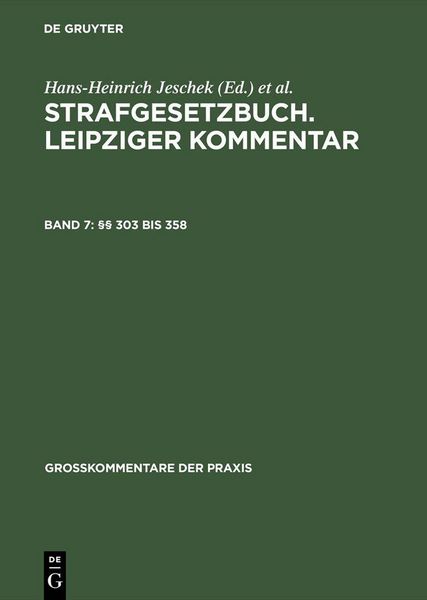 Produktbild: &sect;&sect; 303 bis 358