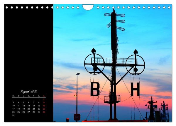 Produktbild: Bremerhaven Nights (Wandkalender 2026 DIN A4 quer), CALVENDO Monatskalender